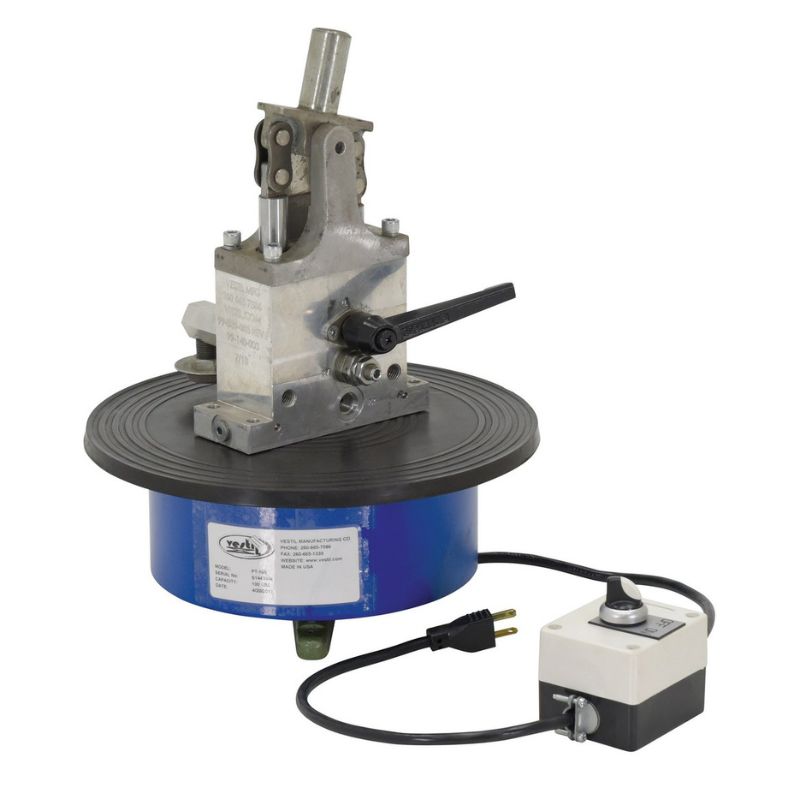 Vestil 250lb Capacity Powered Turntable 18in x 18in x 6in PT-250