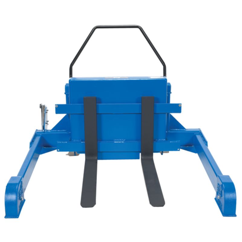 Vestil Steel Reciprocating Air/Oil Powered Straddle Tilt Master TMS-AIR