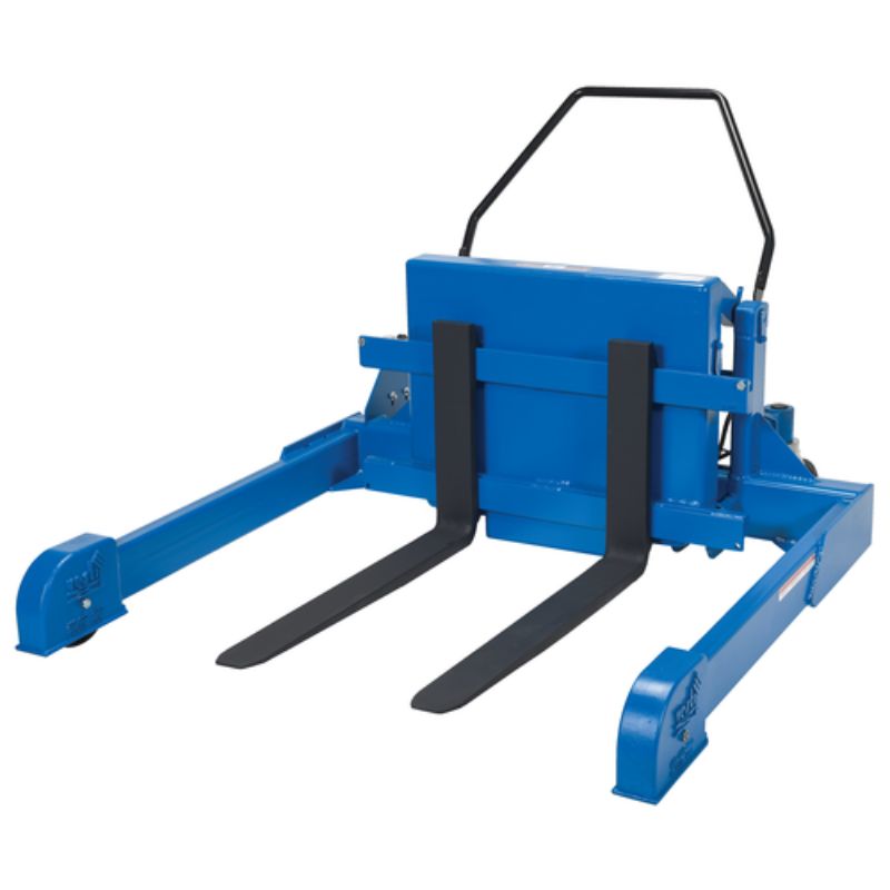 Vestil Steel Reciprocating Air/Oil Powered Straddle Tilt Master TMS-AIR