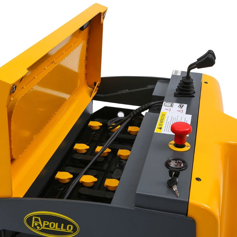 ApolloLift 177" Counterbalanced Electric Walkie Stacker with 3300lb Capacity