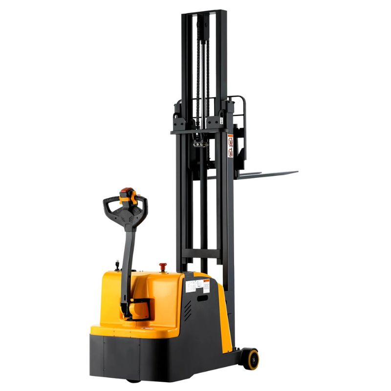 ApolloLift 118" Counterbalanced Electric Walkie Stacker with 2200lb Capacity