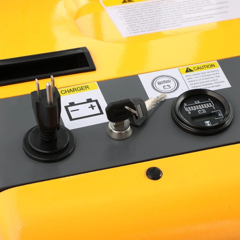 ApolloLift 118" Counterbalanced Electric Walkie Stacker with 2200lb Capacity