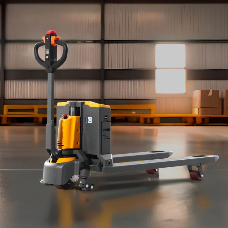 ApolloLift 27inX48in Lithium Ion Battery Powered Pallet Jack with 3300lb Capacity