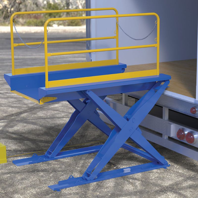 Vestil EHLTG Ground Lift Scissor Table with 3000lb Capacity
