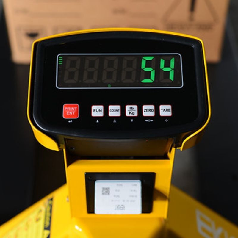 EKKO 5500lb Capacity Manual Pallet Jack with Scale A25W