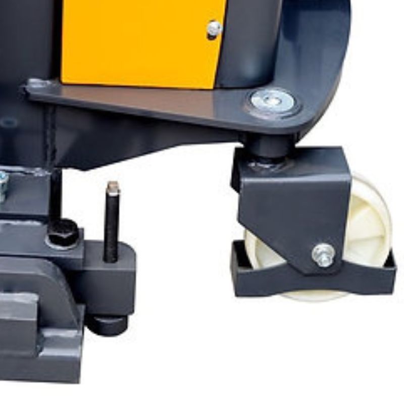 EKKO 120" Lift Semi-Electric Straddle Stacker with 3300lb Capacity EA15B