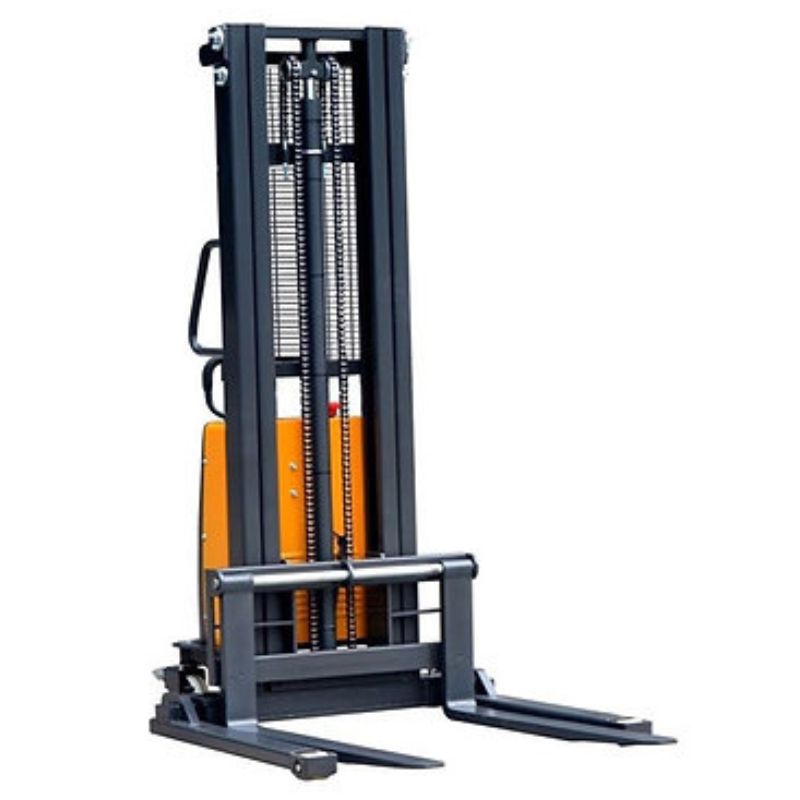 EKKO 120" Lift Semi-Electric Straddle Stacker with 3300lb Capacity EA15B