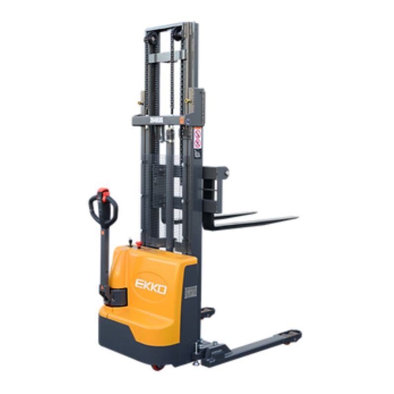 EKKO 138" Lift Full Powered Straddle Stacker with 2640lb Capacity EB12E-138
