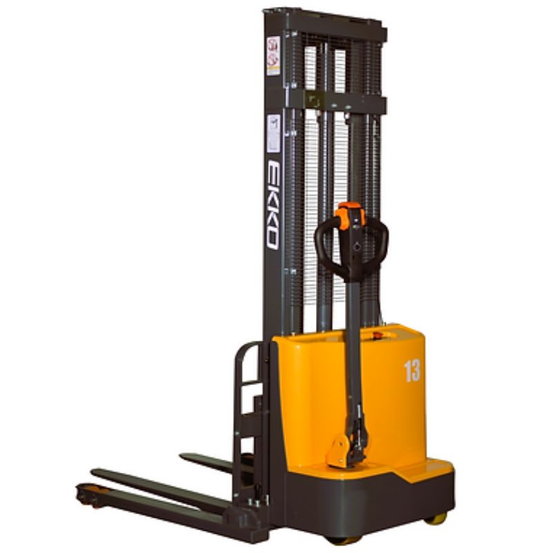 EKKO 118" Lift Full Powered Straddle Stacker with 2800lb Capacity EB13C-118