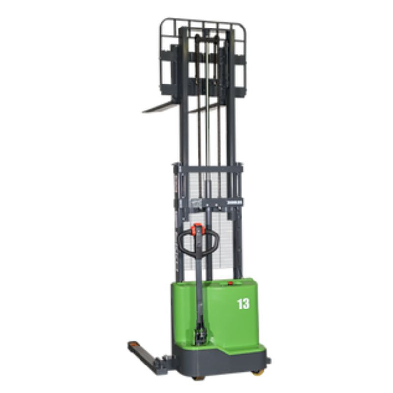 EKKO 145" Lift Lithium Powered Straddle Stacker with 2800lb Capacity EB13C-145Li