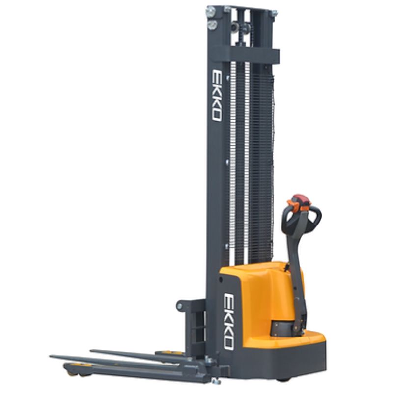EKKO 119" Lift Full Powered Straddle Stacker with 2800lb Capacity EB13E
