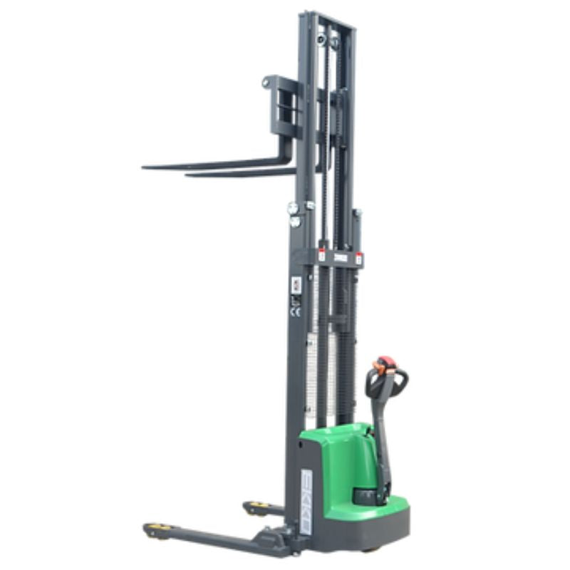 EKKO 119" Lift Lithium Side Shifting Straddle Stacker with 2800lb Capacity EB13ES-Li