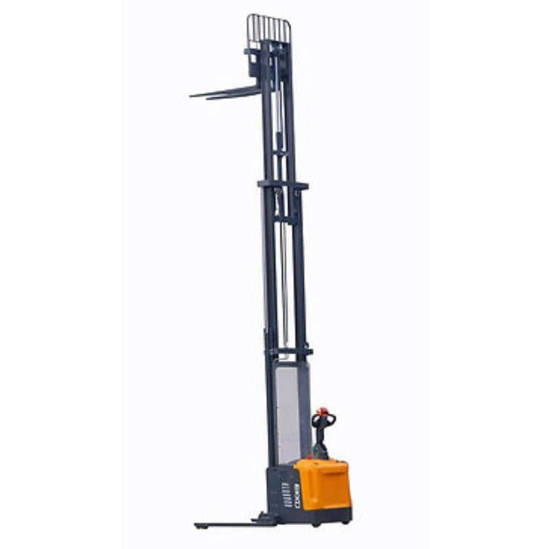 EKKO 216" Lift Full Powered Straddle Stacker with 4400lb Capacity EB16EA