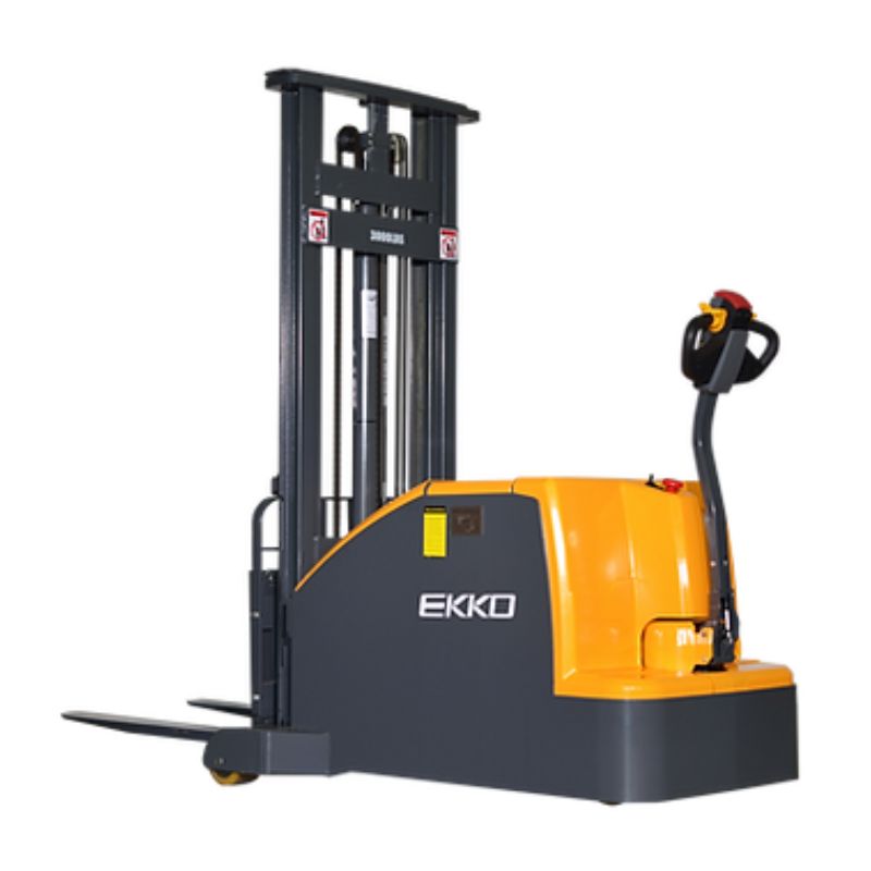 EKKO 130" Lift Counterbalanced Walkie Stacker with 3000lb Capacity EK14C-130