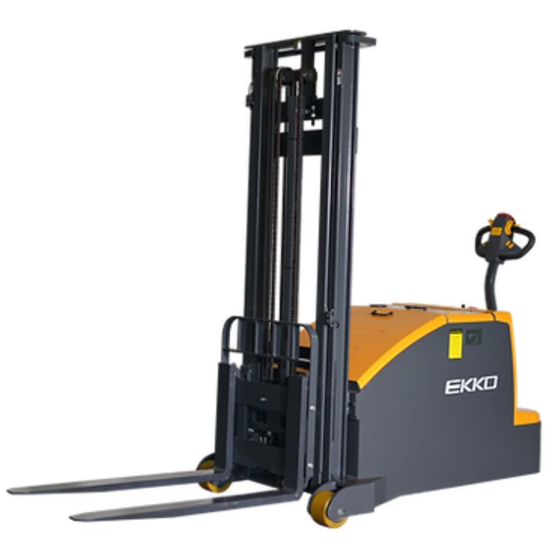EKKO 130" Lift Counterbalanced Walkie Stacker with 3000lb Capacity EK14C-130