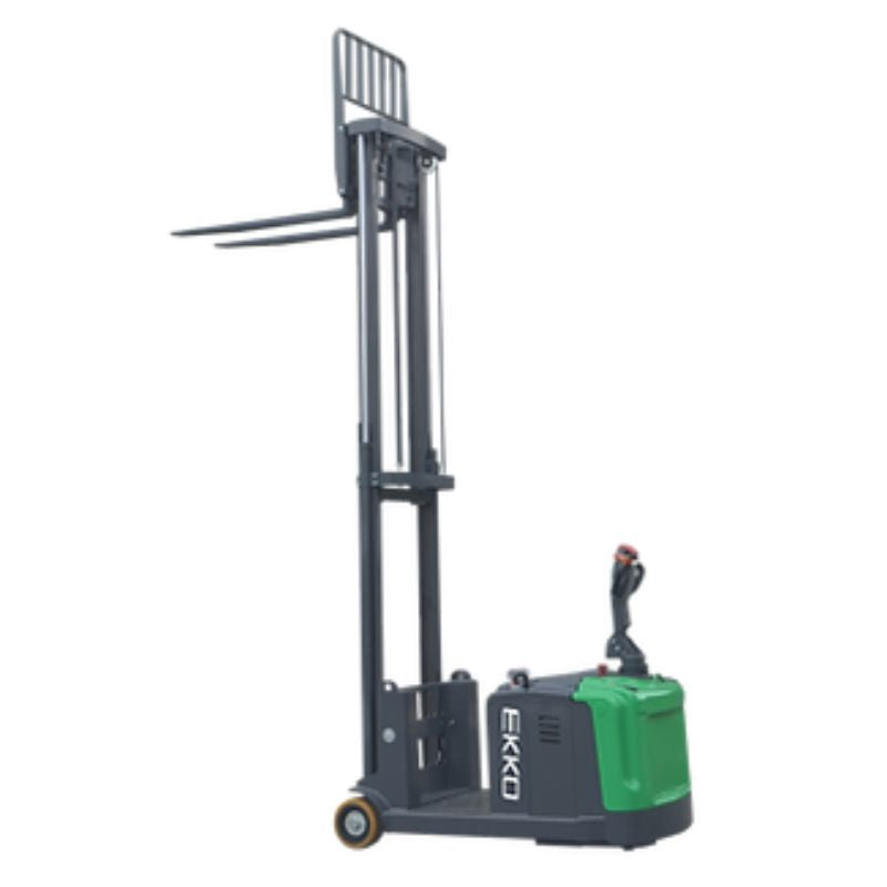EKKO 130" Lithium Powered Side Shifting Counterbalanced Walkie Stacker EK14S-130Li