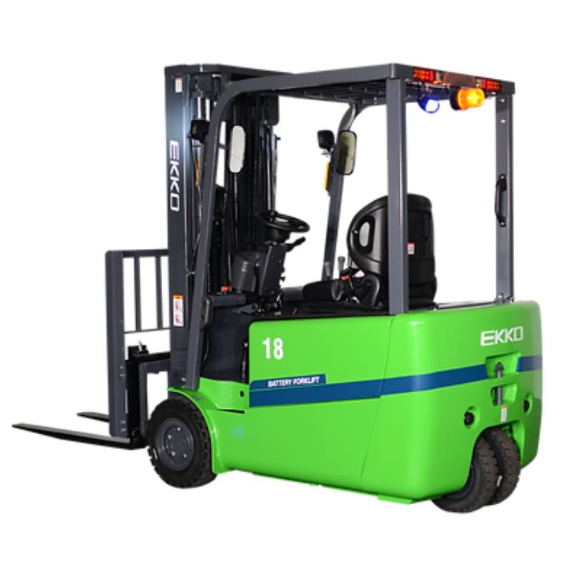 EKKO 216" Lift 3-Wheel Lithium Forklift with 4,000lb Capacity EK18AT-216Li