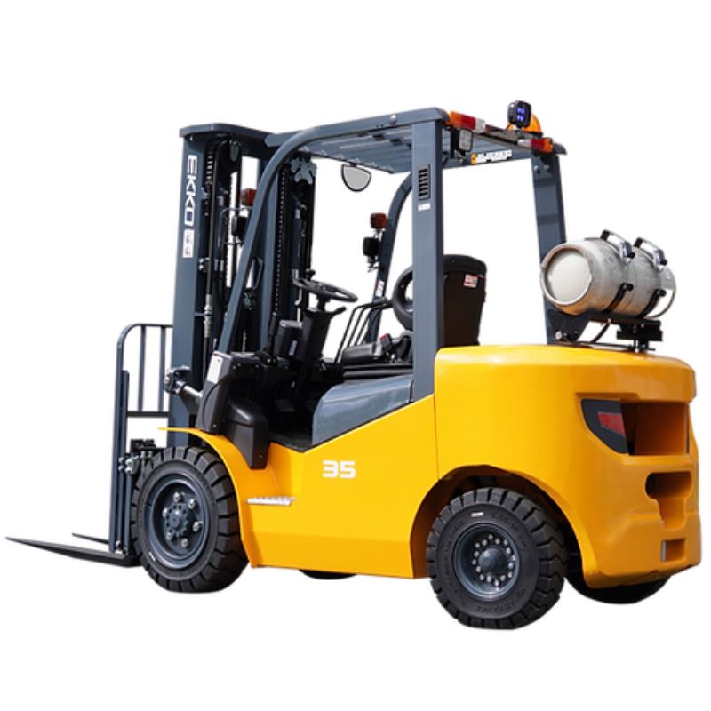 EKKO 189" Lift Propane Powered Pneumatic Forklift with 7,000lb Capacity EK35LP