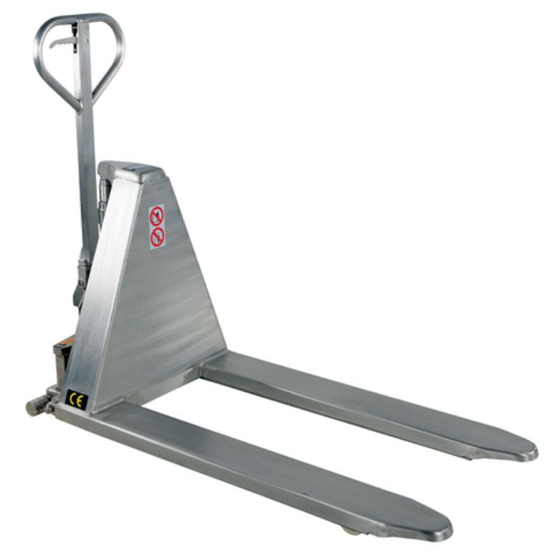 Vestil Stainless Steel Hand Pump Tote Lift with 2000lb Capacity L-270-HD-SS