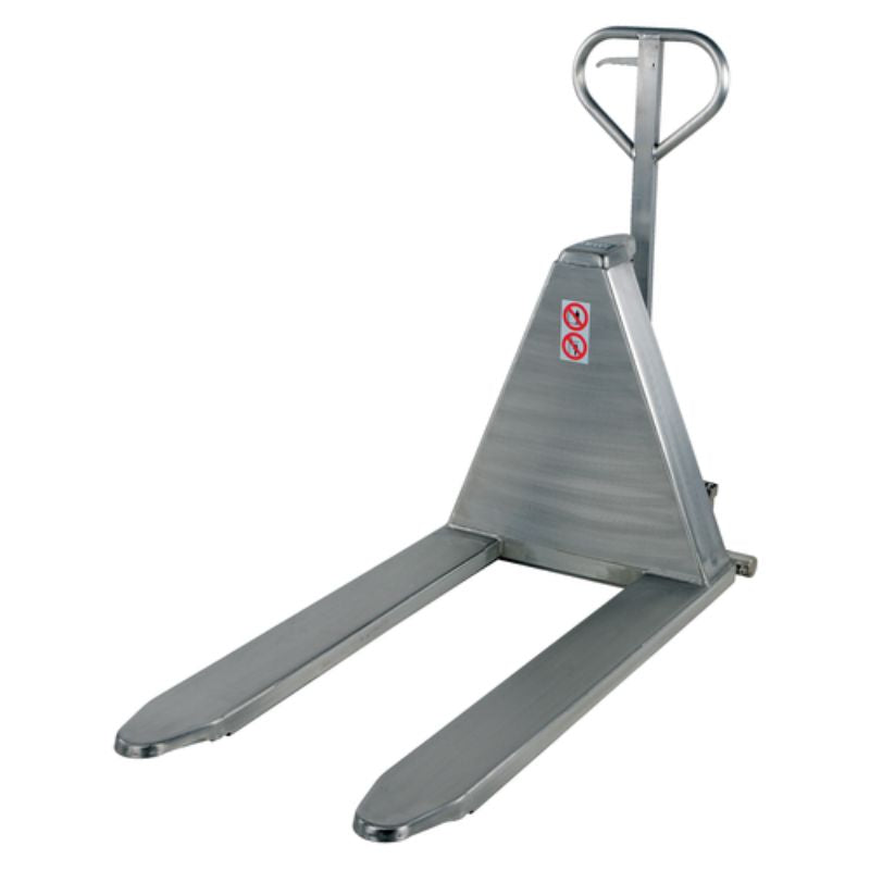 Vestil Stainless Steel Hand Pump Tote Lift with 2000lb Capacity L-270-HD-SS