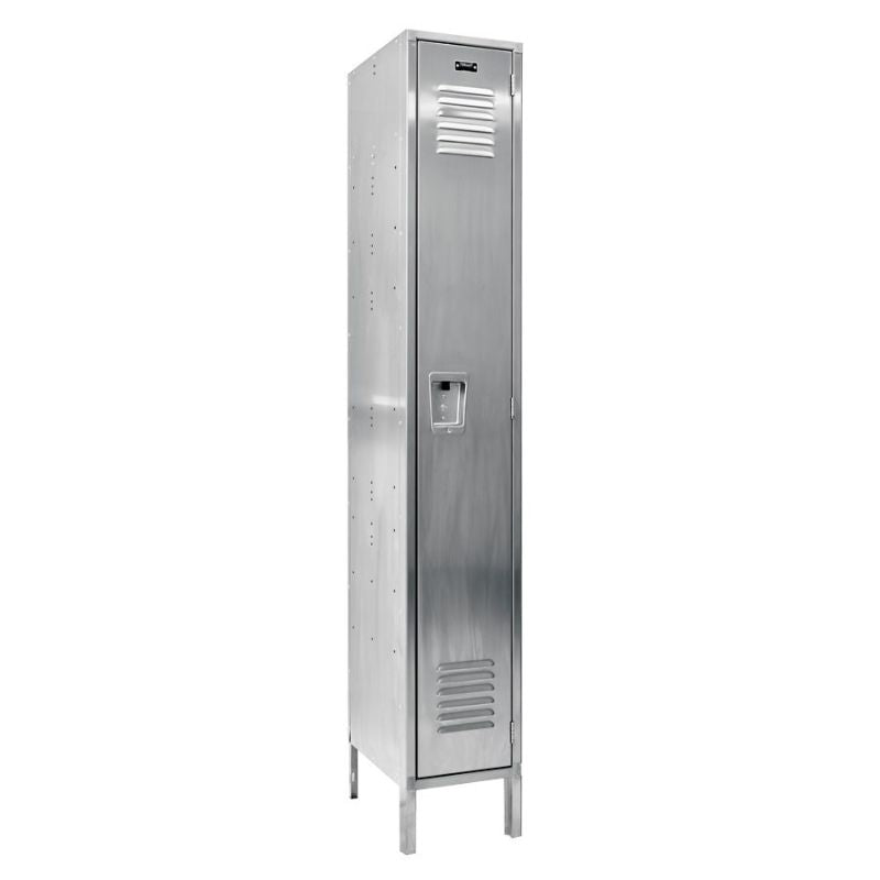 Vestil Stainless Steel 1 Column Lockers 12in x 18in x 78in LOCK-1218