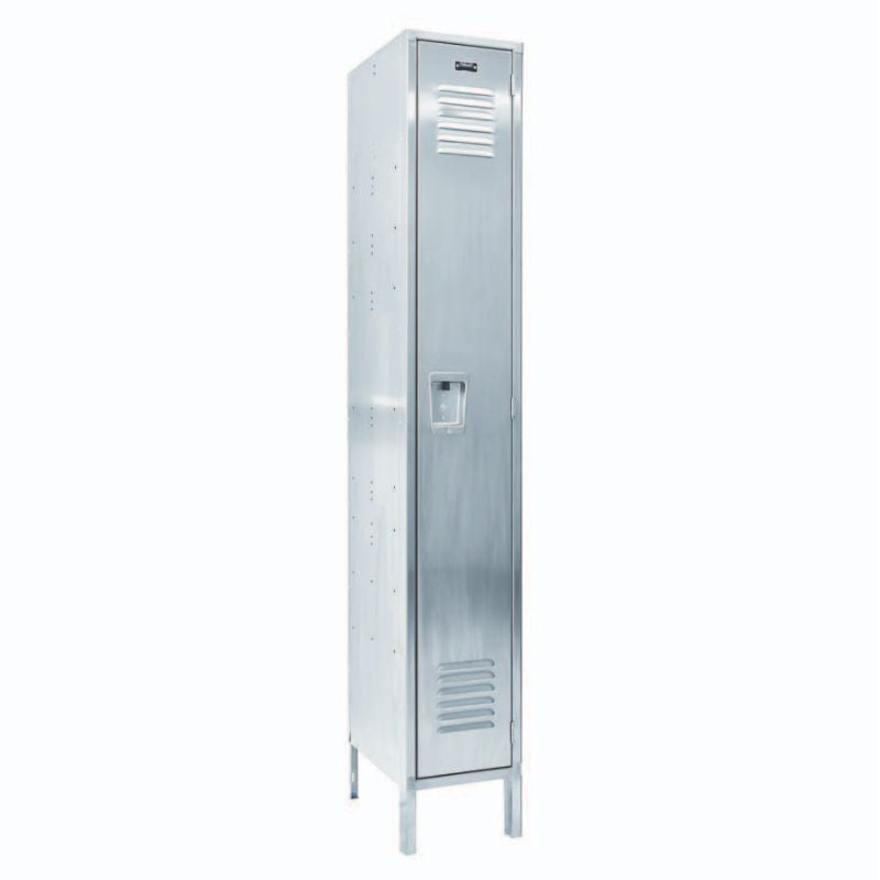 Vestil Stainless Steel 1 Column Lockers 18in x 18in x 78in LOCK-1818