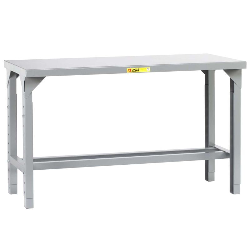 Little Giant Adjustable Height 12 Gauge Welded Workbench WST-AH/LP/PB