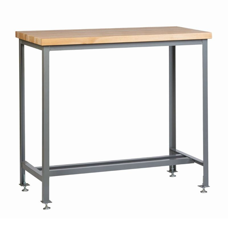 Little Giant Counter Height Work Table with Butcher Block Top WT1-LL-42