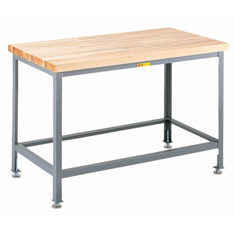 Little Giant Butcher Block Top Work Station Table WT/WTS-3R/LL