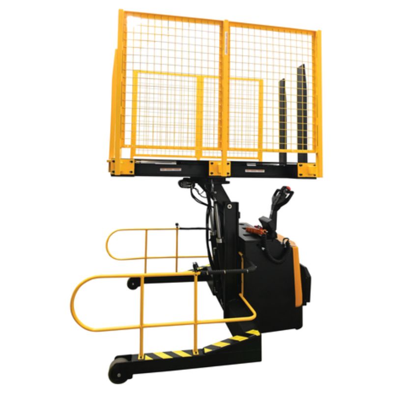 Vestil Portable Pallet Inverter With Cage 32in to 76in Fork Opening PI-P-SL-3276-PRSR