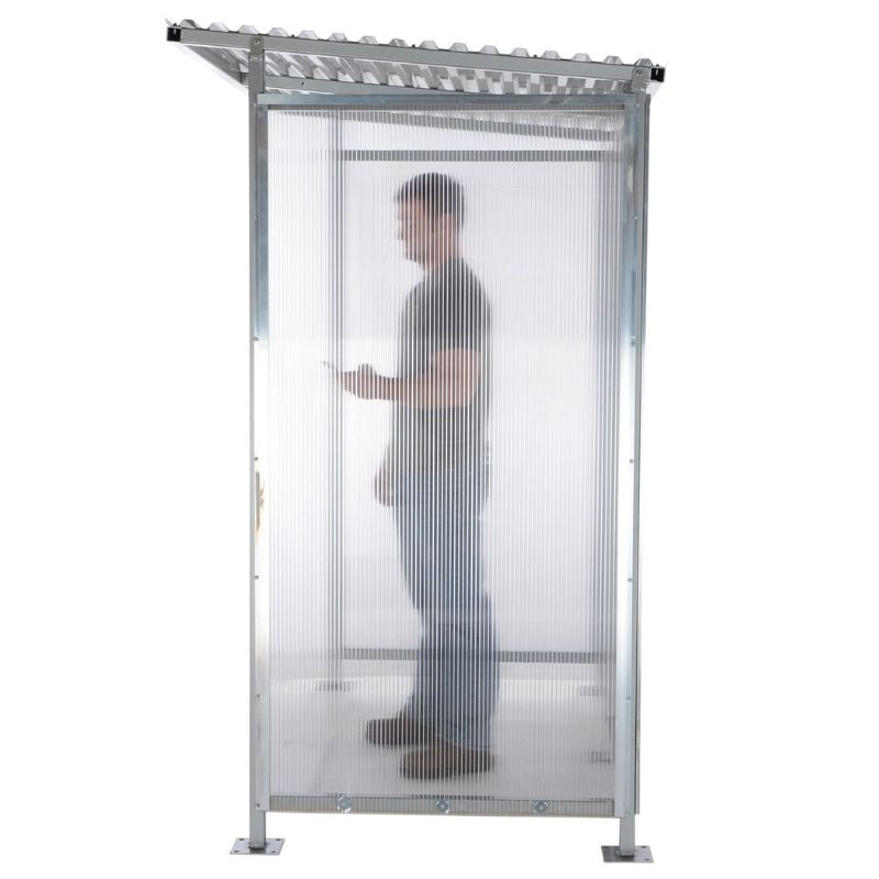 Vestil 3-4 Person Capacity Smoking Shelter Bus Stop SSH-7939-80