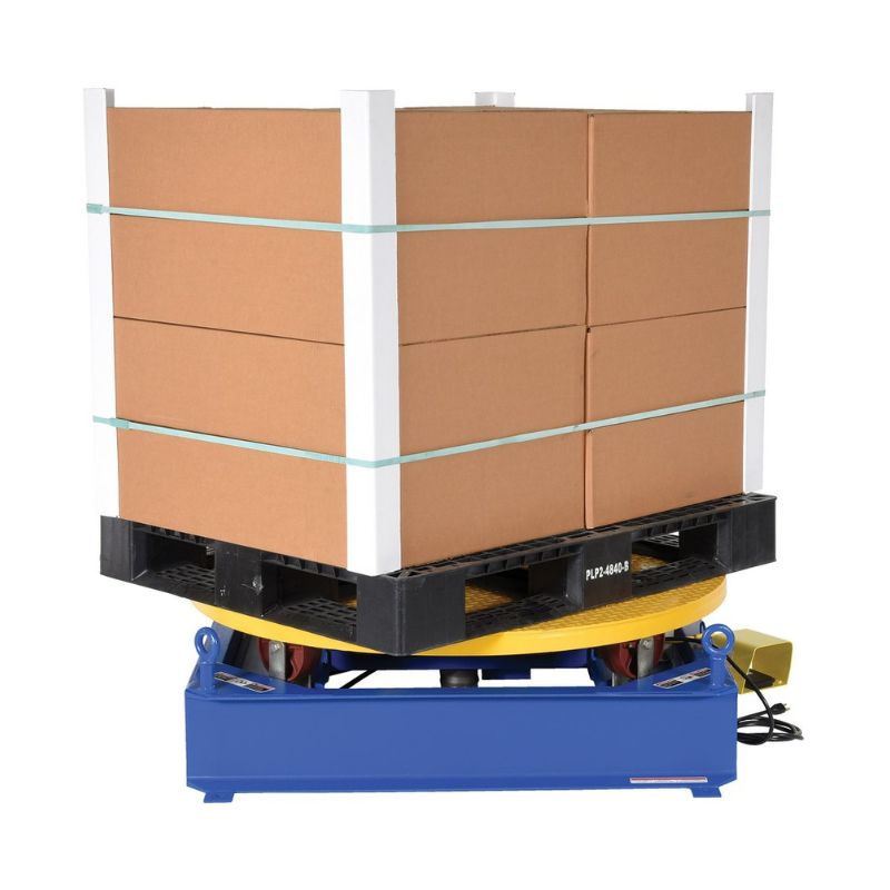 Vestil Electric Hydraulic Stand Alone Carousel with 4,000lb Capacity STPC-EHD