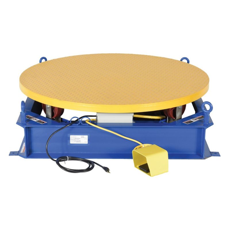 Vestil Electric Hydraulic Stand Alone Carousel with 4,000lb Capacity STPC-EHD