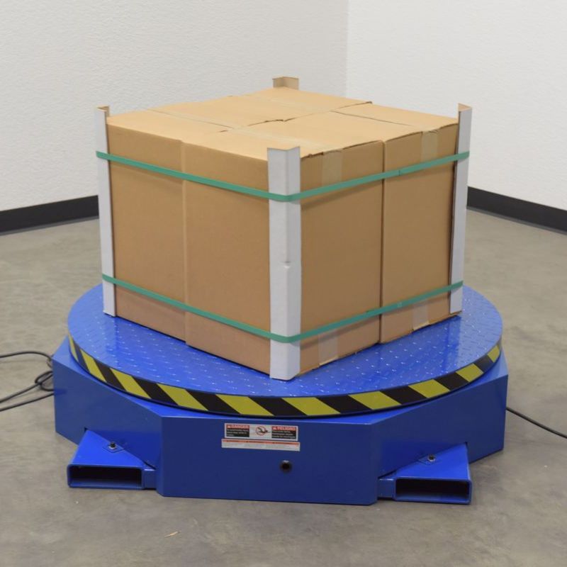 Vestil Stand Alone Electric Powered Carousel with 3,000lb Capacity STPC-WH