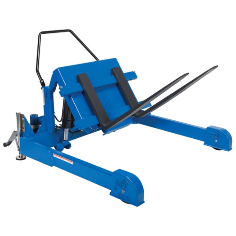 Vestil Steel Reciprocating Air/Oil Powered Straddle Tilt Master TMS-AIR