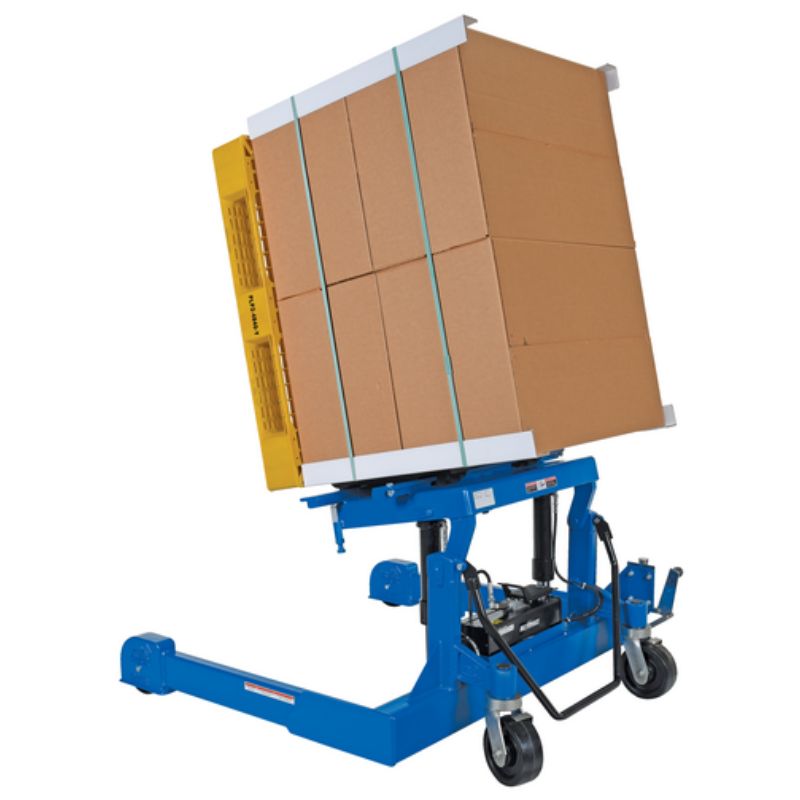 Vestil Steel Reciprocating Air/Oil Powered Straddle Tilt Master TMS-AIR