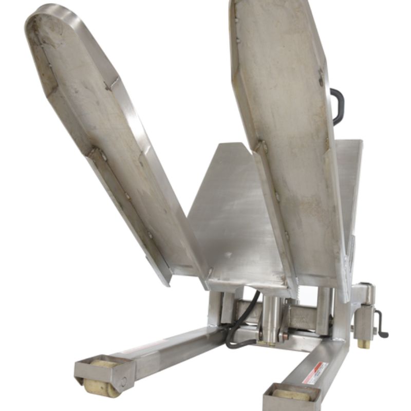 Vestil Stainless Steel Manual Tilt Master with 2,200lb Capacity TM-22-M-SS