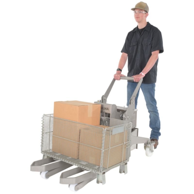 Vestil ULMA Stainless DC Powered Tilt Pallet Jack with 1,500lb Capacity ULM-TM-15-2331