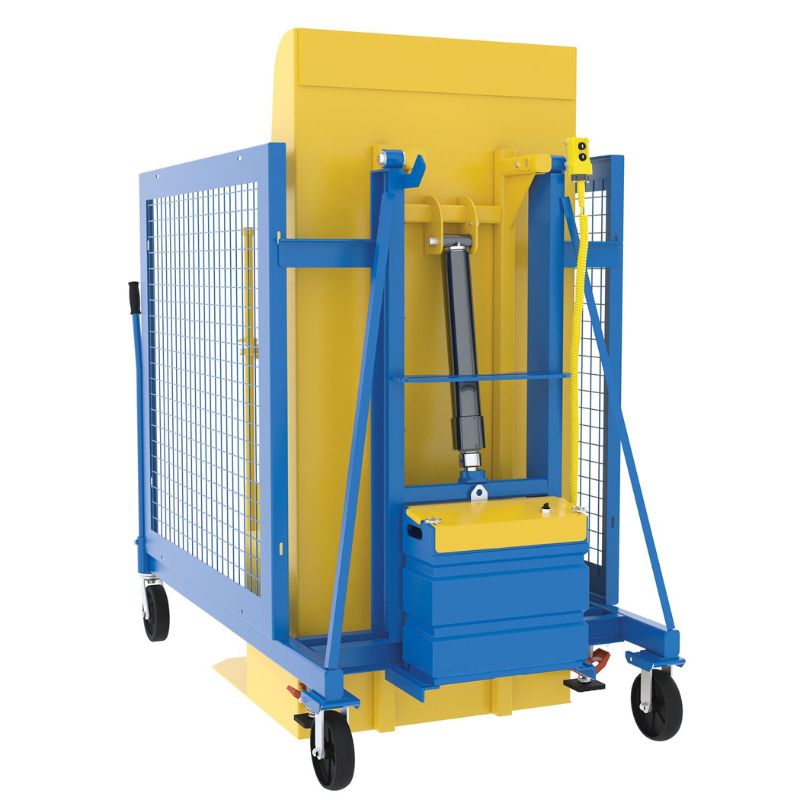 Vestil Steel AC Powered Universal Trash Can Dumper TCD-U-AC