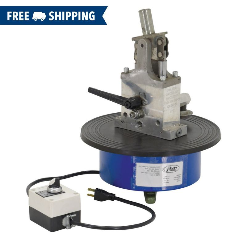 Vestil 100lb Capacity Powered Turntable 12in x 12in x 5in PT-100