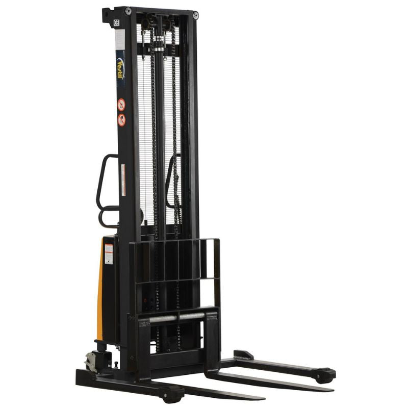 150" Maximum Raised Height Stacker with Electric Powered Lift