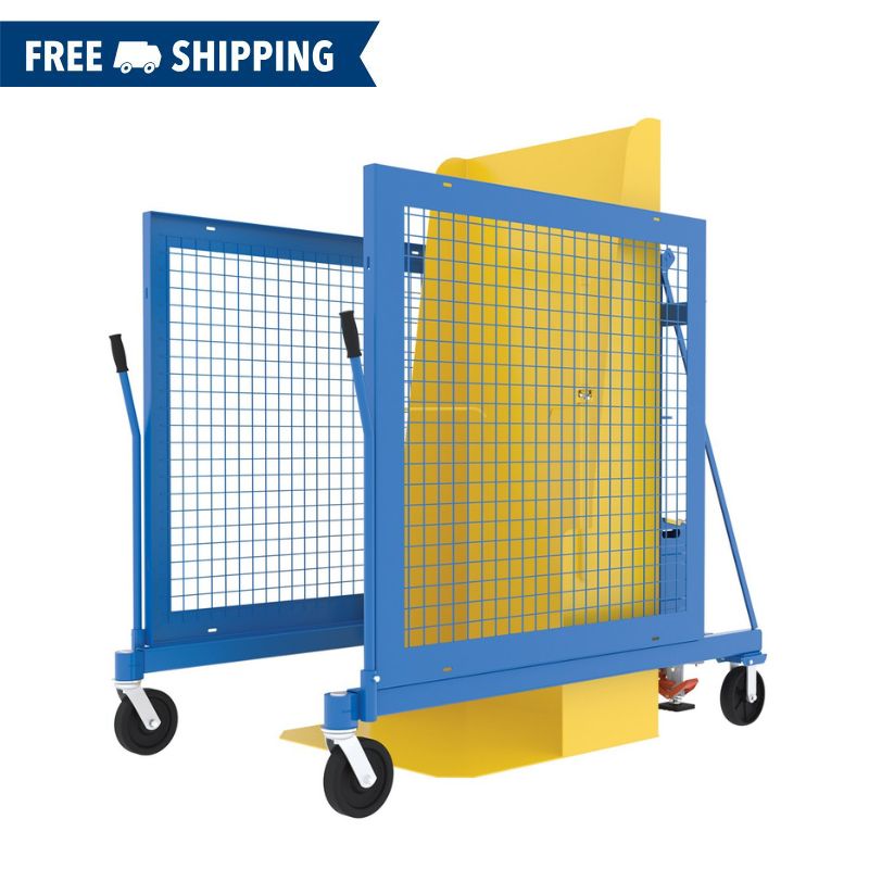 Vestil Steel AC Powered Universal Trash Can Dumper TCD-U-AC