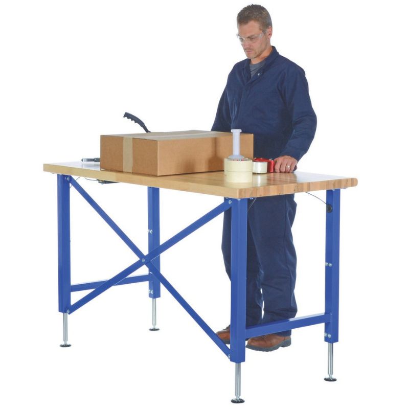 Vestil 750lb Capacity Adjustable Work Bench - EWB