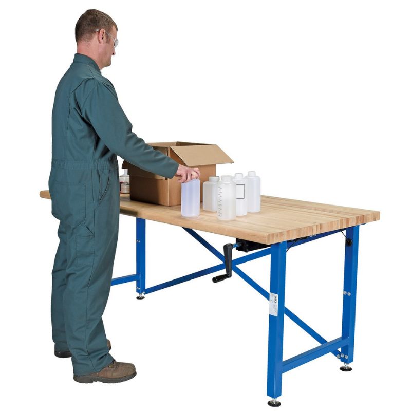 Vestil 750lb Capacity Adjustable Work Bench - EWB