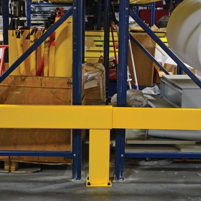 Adjustable Width Pallet Rack Guard