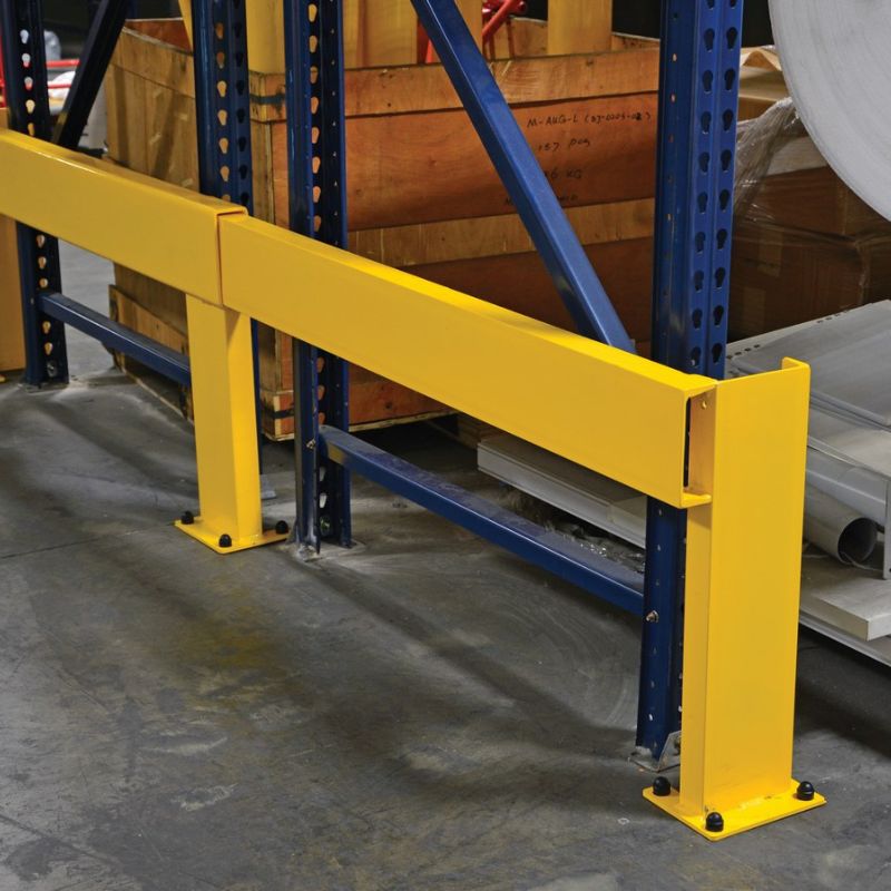 Adjustable Width Pallet Rack Guard