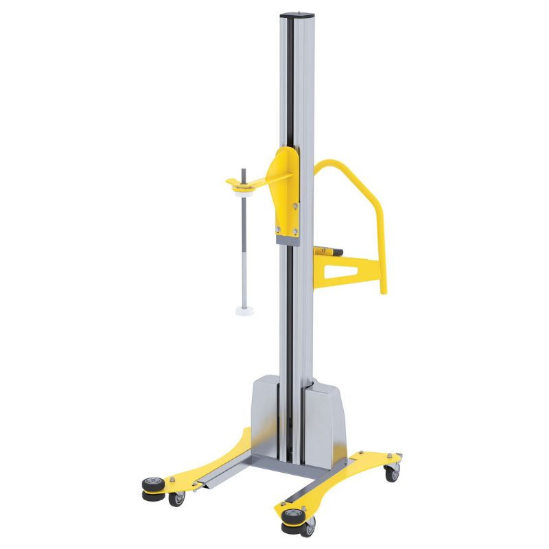 Aluminum Quick Lift DC Powered Pallet Stretch Wrap Machine