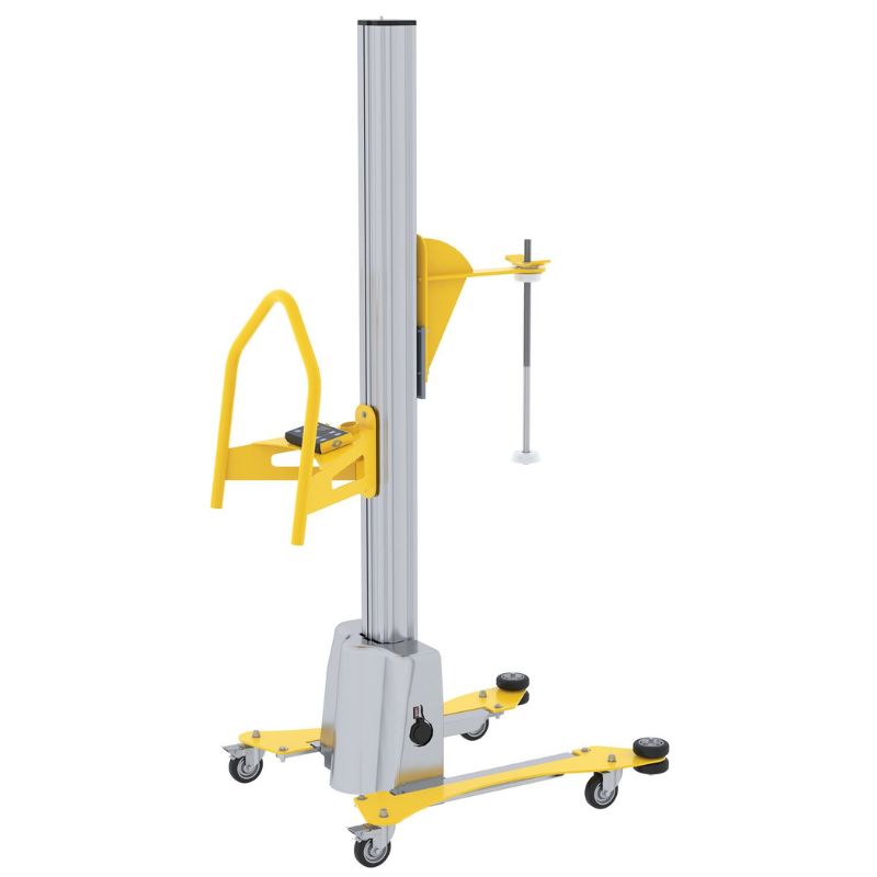 Aluminum Quick Lift DC Powered Pallet Stretch Wrap Machine