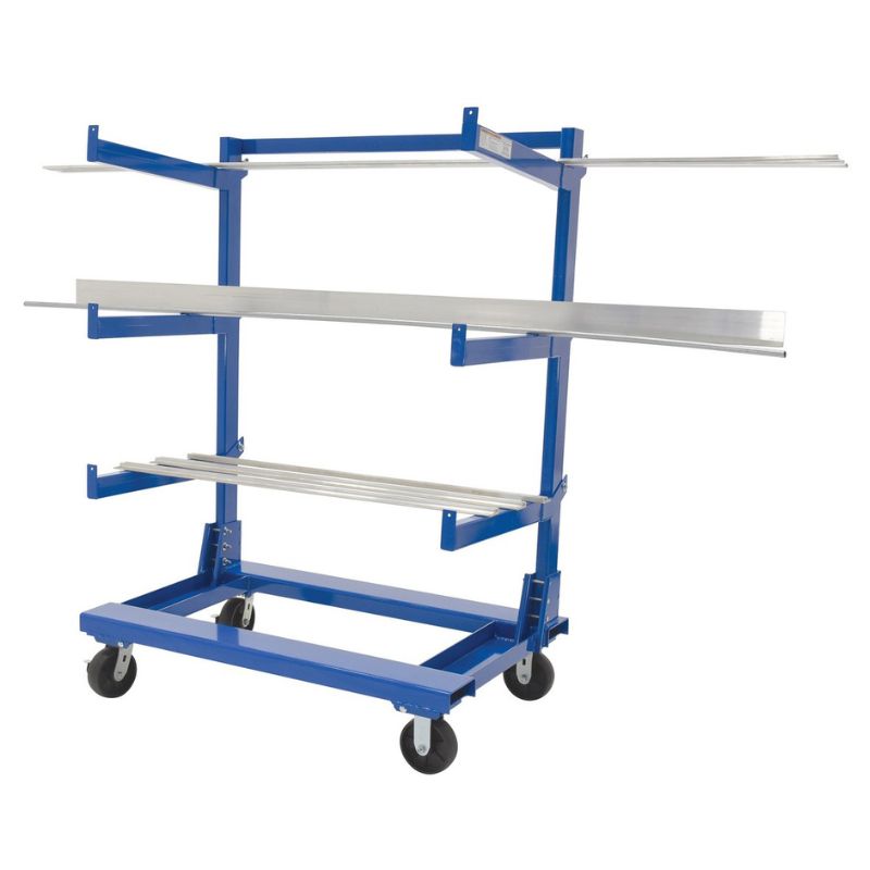 Vestil Portable Cantilever Cart 30in x 48in 2000lb Capacity CANT-3048
