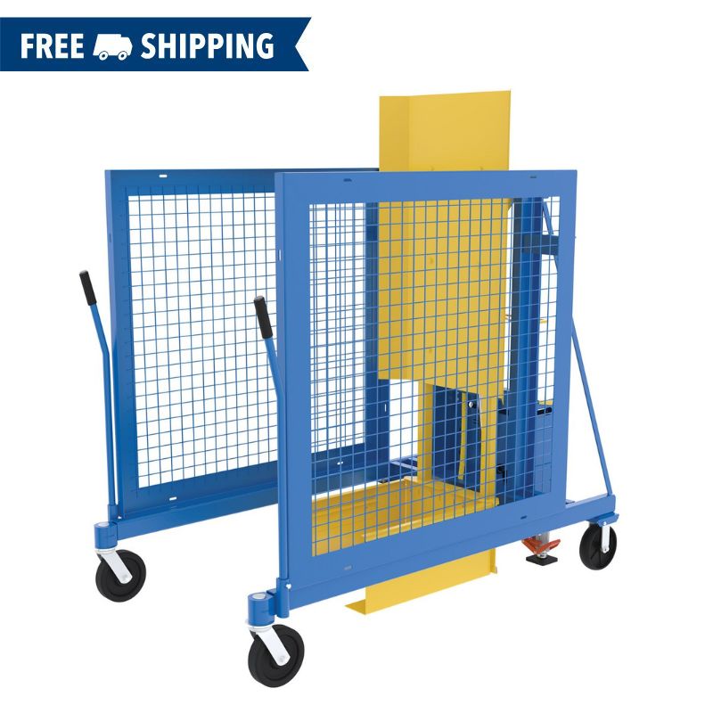 Vestil Steel DC Powered Trash Can Dumper TCD-M-DC